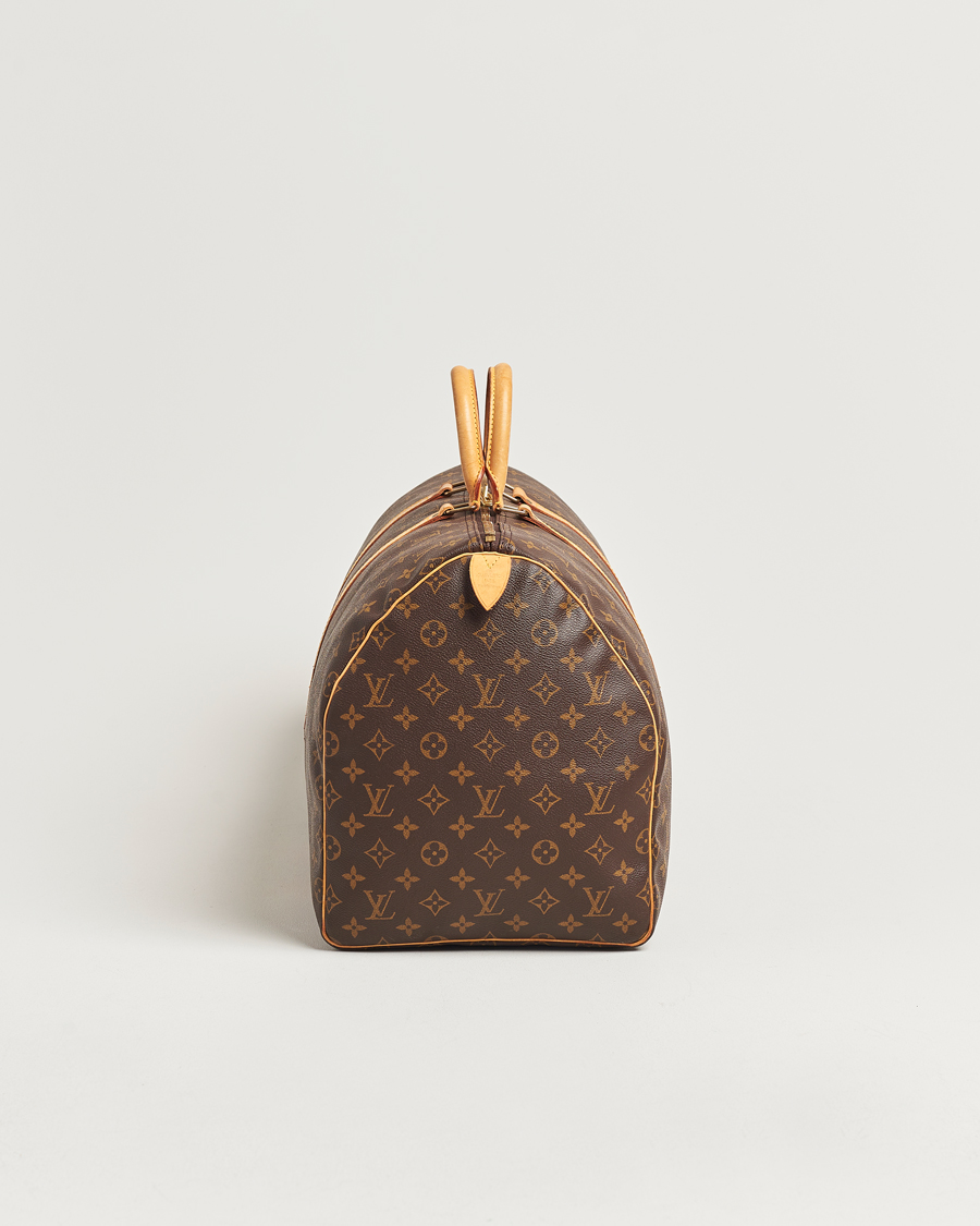 Homme | Louis Vuitton Pre-Owned Keepall 55 Bag Monogram | Louis Vuitton Pre-Owned | Keepall 55 Bag Monogram