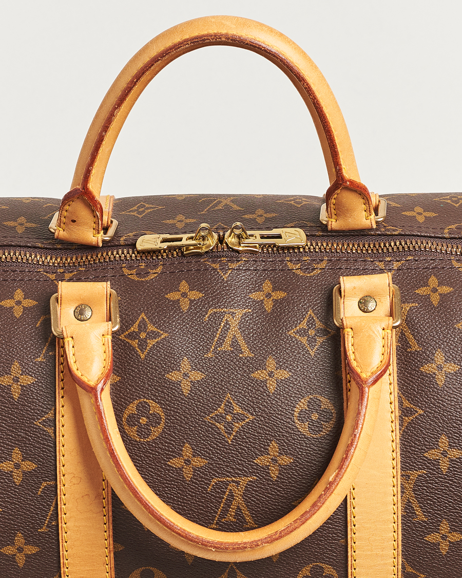 Homme | Louis Vuitton Pre-Owned Keepall 55 Bag Monogram | Louis Vuitton Pre-Owned | Keepall 55 Bag Monogram