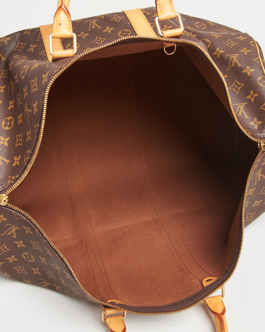 Homme | Louis Vuitton Pre-Owned Keepall 55 Bag Monogram | Louis Vuitton Pre-Owned | Keepall 55 Bag Monogram