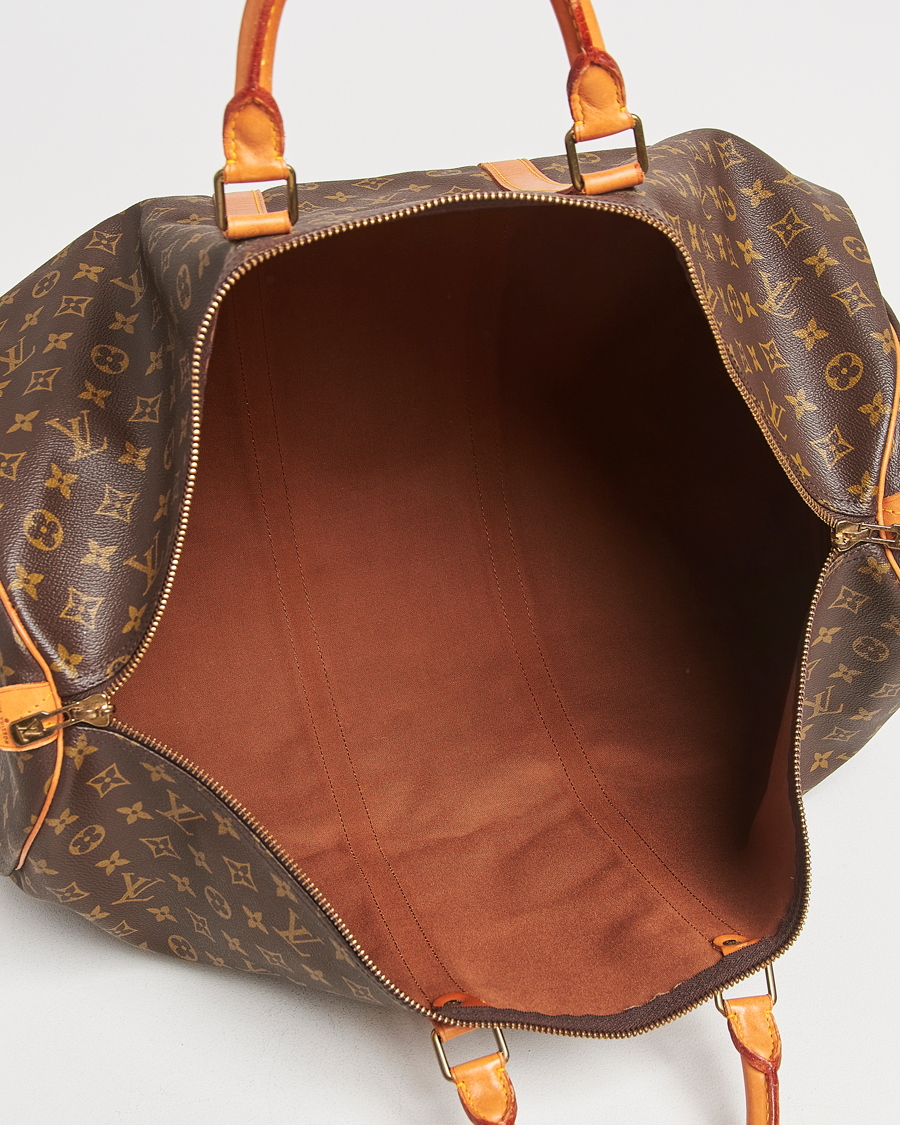 Homme | Louis Vuitton Pre-Owned Keepall 60 Bag Monogram | Louis Vuitton Pre-Owned | Keepall 60 Bag Monogram