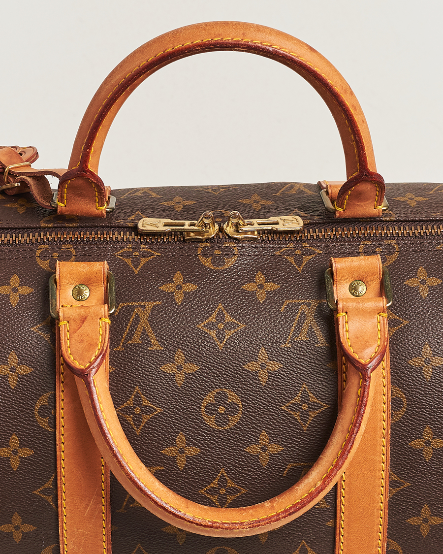Homme | Louis Vuitton Pre-Owned Keepall Bandoulière 50 Bag Monogram | Louis Vuitton Pre-Owned | Keepall Bandoulière 50 Bag Monogram