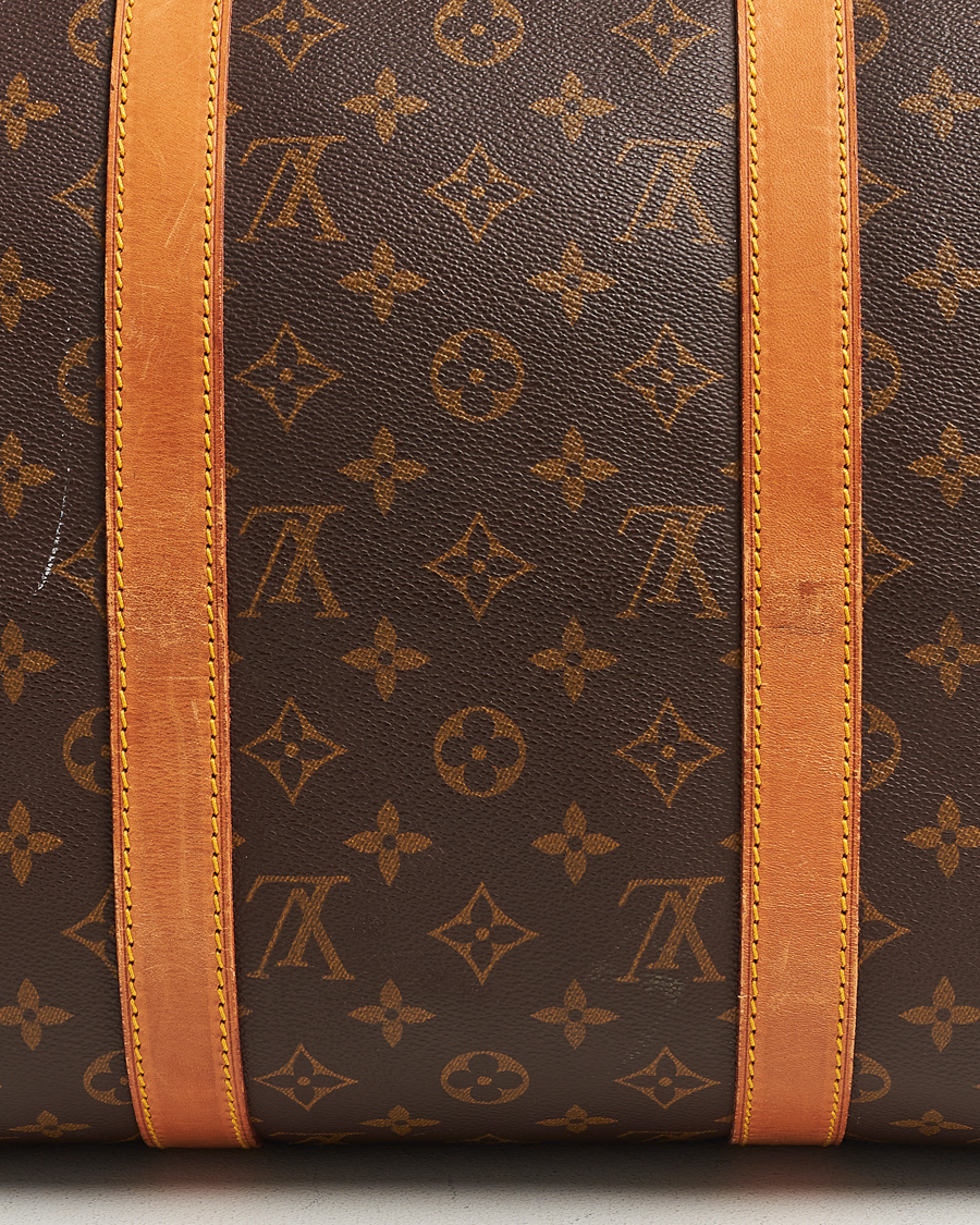 Homme | Louis Vuitton Pre-Owned Keepall Bandoulière 50 Bag Monogram | Louis Vuitton Pre-Owned | Keepall Bandoulière 50 Bag Monogram