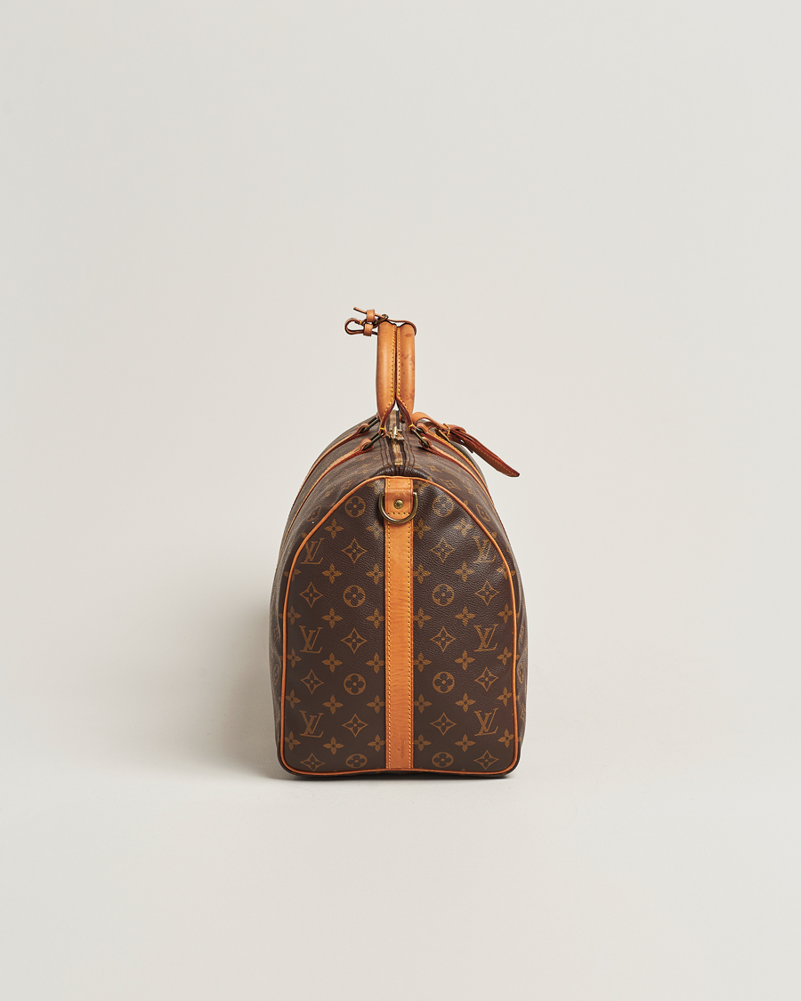 Homme | Louis Vuitton Pre-Owned Keepall Bandoulière 50 Bag Monogram | Louis Vuitton Pre-Owned | Keepall Bandoulière 50 Bag Monogram