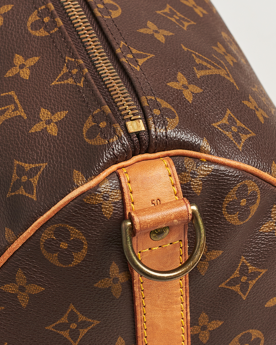 Homme | Louis Vuitton Pre-Owned Keepall Bandoulière 50 Bag Monogram | Louis Vuitton Pre-Owned | Keepall Bandoulière 50 Bag Monogram