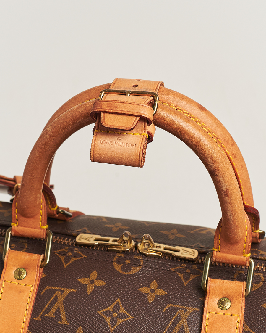 Homme | Louis Vuitton Pre-Owned Keepall Bandoulière 50 Bag Monogram | Louis Vuitton Pre-Owned | Keepall Bandoulière 50 Bag Monogram
