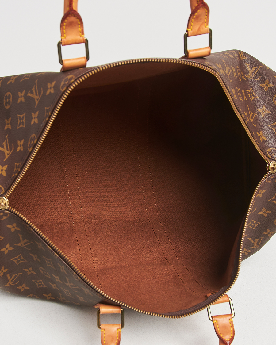 Homme | Louis Vuitton Pre-Owned Keepall Bandoulière 50 Bag Monogram | Louis Vuitton Pre-Owned | Keepall Bandoulière 50 Bag Monogram
