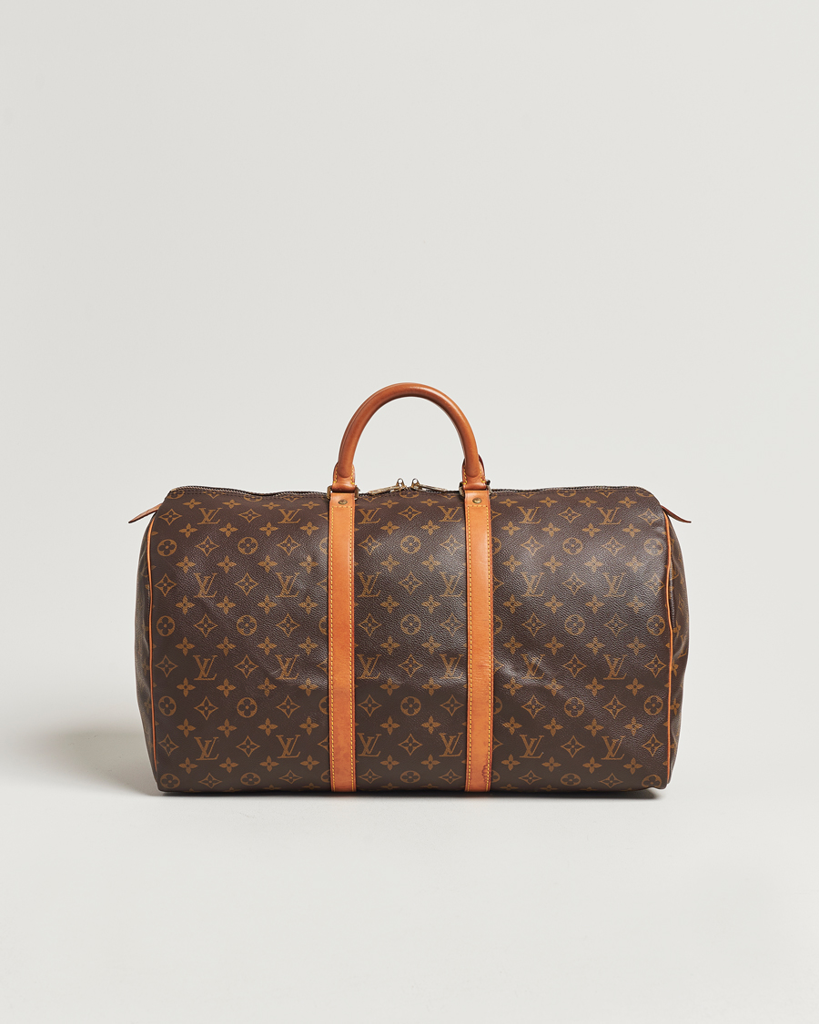 Homme | Louis Vuitton Pre-Owned Keepall 50 Bag Monogram | Louis Vuitton Pre-Owned | Keepall 50 Bag Monogram