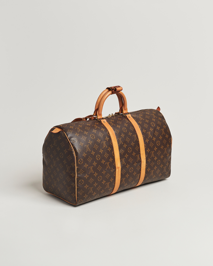 Homme | Louis Vuitton Pre-Owned Keepall 50 Bag Monogram  | Louis Vuitton Pre-Owned | Keepall 50 Bag Monogram 