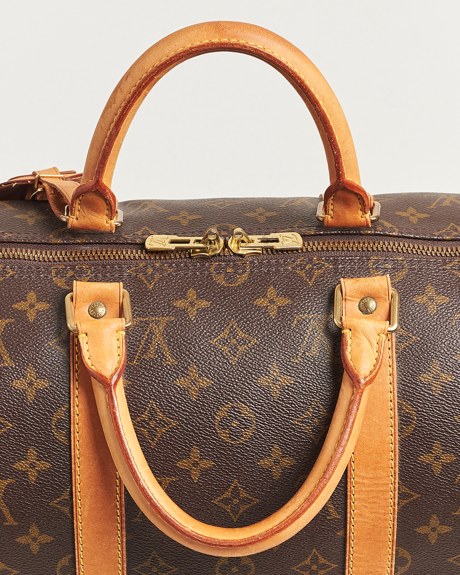 Homme | Louis Vuitton Pre-Owned Keepall 50 Bag Monogram | Louis Vuitton Pre-Owned | Keepall 50 Bag Monogram