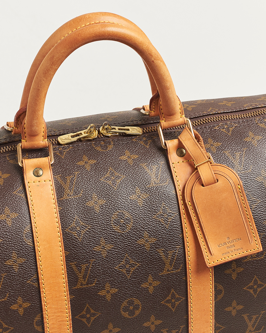 Homme | Louis Vuitton Pre-Owned Keepall 50 Bag Monogram | Louis Vuitton Pre-Owned | Keepall 50 Bag Monogram