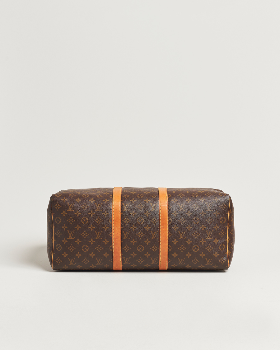Homme | Louis Vuitton Pre-Owned Keepall 50 Bag Monogram | Louis Vuitton Pre-Owned | Keepall 50 Bag Monogram