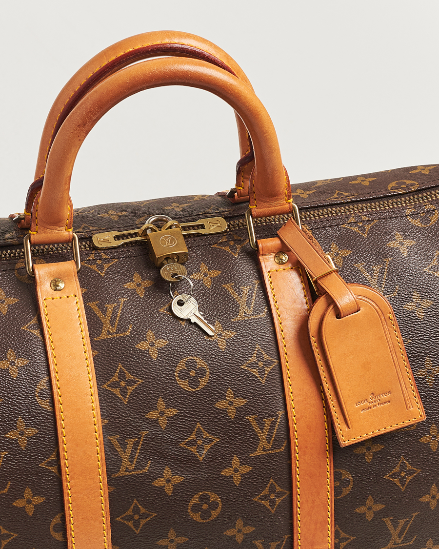 Homme | Louis Vuitton Pre-Owned Keepall 50 Bag Monogram | Louis Vuitton Pre-Owned | Keepall 50 Bag Monogram