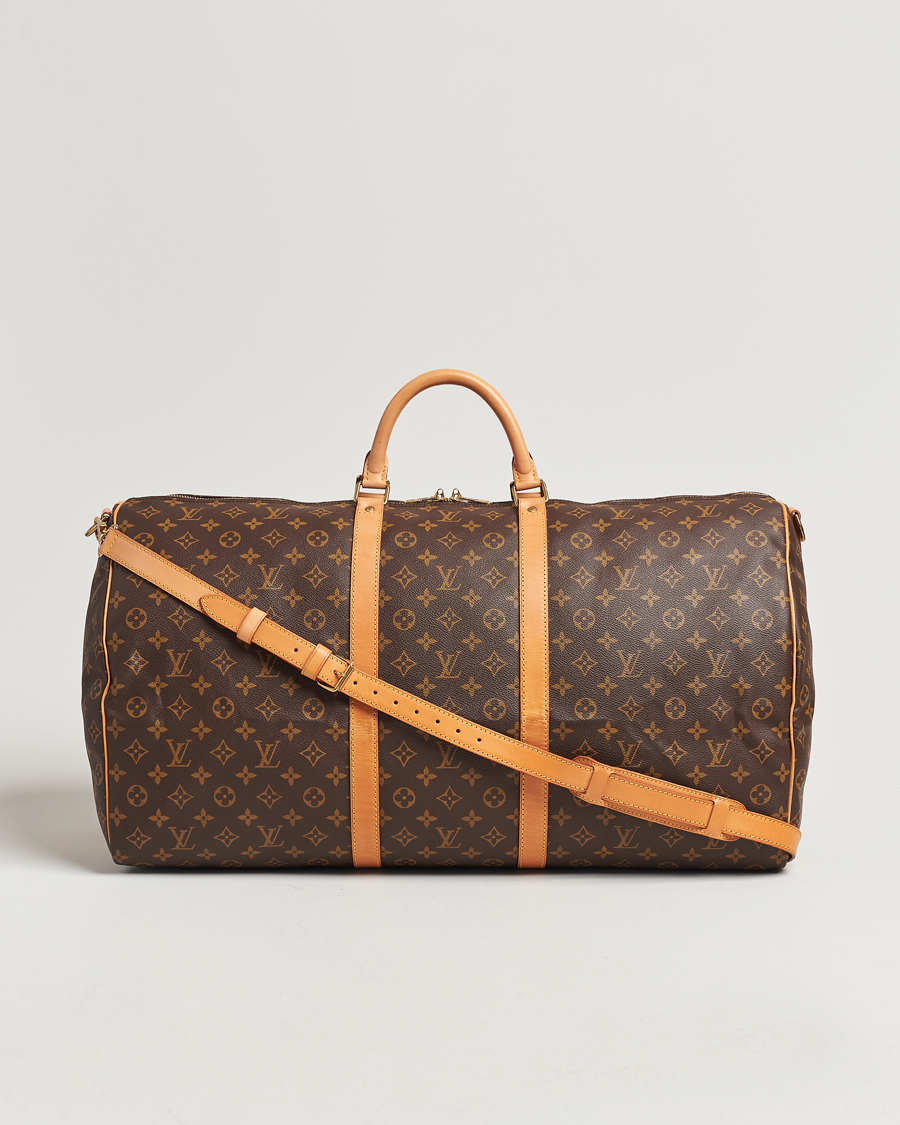 Homme | Louis Vuitton Pre-Owned Keepall Bandoulière 60 Monogram | Louis Vuitton Pre-Owned | Keepall Bandoulière 60 Monogram