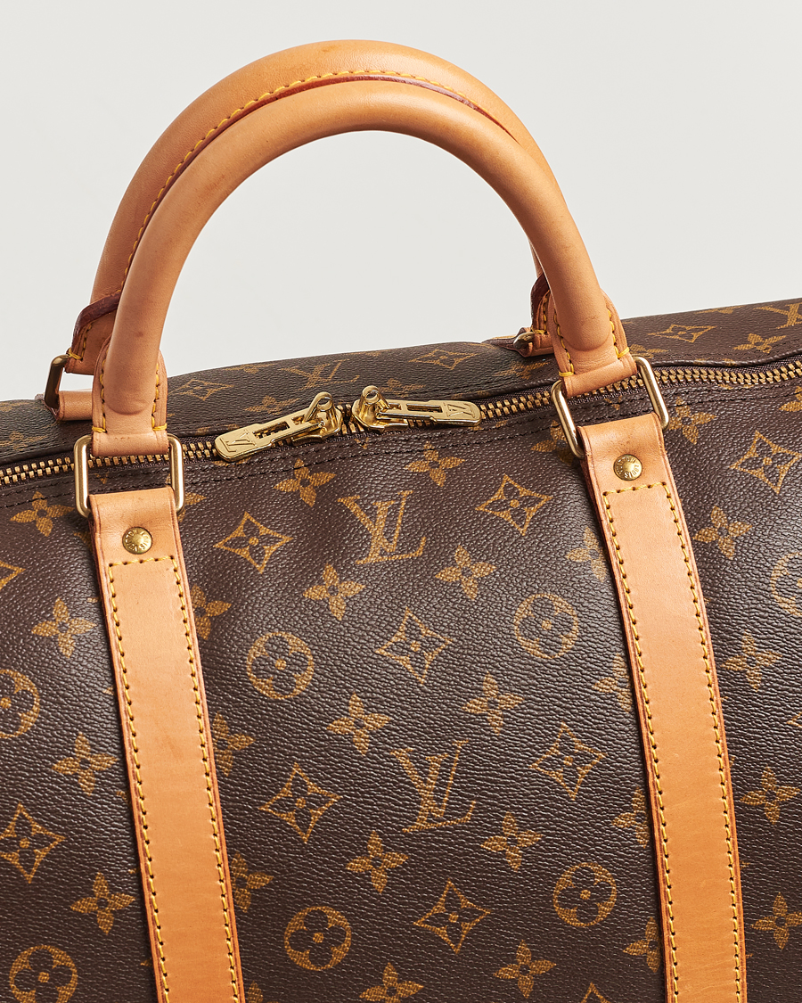 Homme | Louis Vuitton Pre-Owned Keepall Bandoulière 60 Monogram | Louis Vuitton Pre-Owned | Keepall Bandoulière 60 Monogram