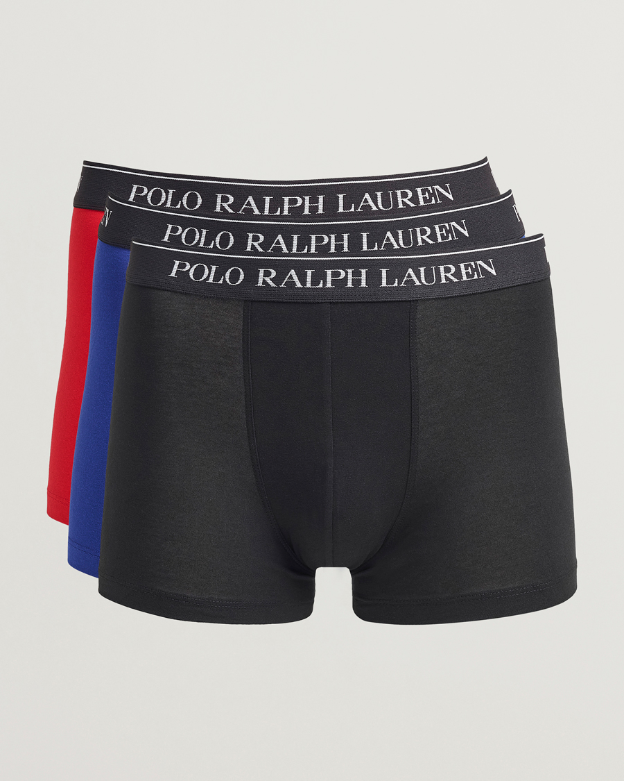 Homme | Sous-Vêtements Et Chaussettes | Polo Ralph Lauren | 3-Pack Trunk Blue/Red/Black