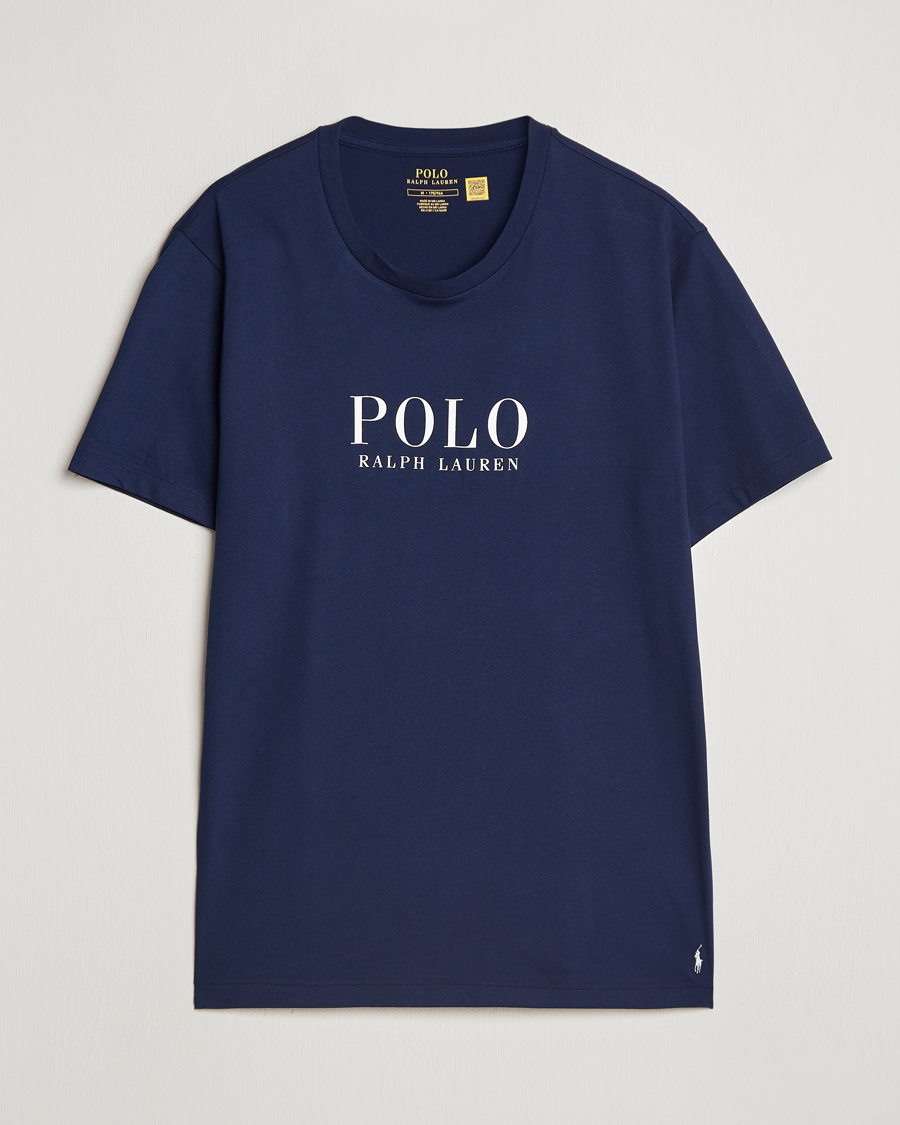 Homme | T-shirts | Polo Ralph Lauren | Logo Cotton Jersey Sleep T-Shirt Cruise Navy