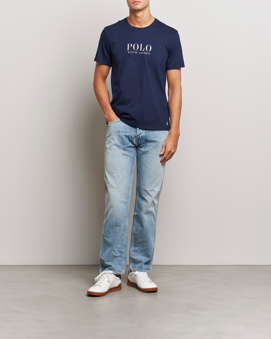 Homme | T-shirts | Polo Ralph Lauren | Logo Cotton Jersey Sleep T-Shirt Cruise Navy