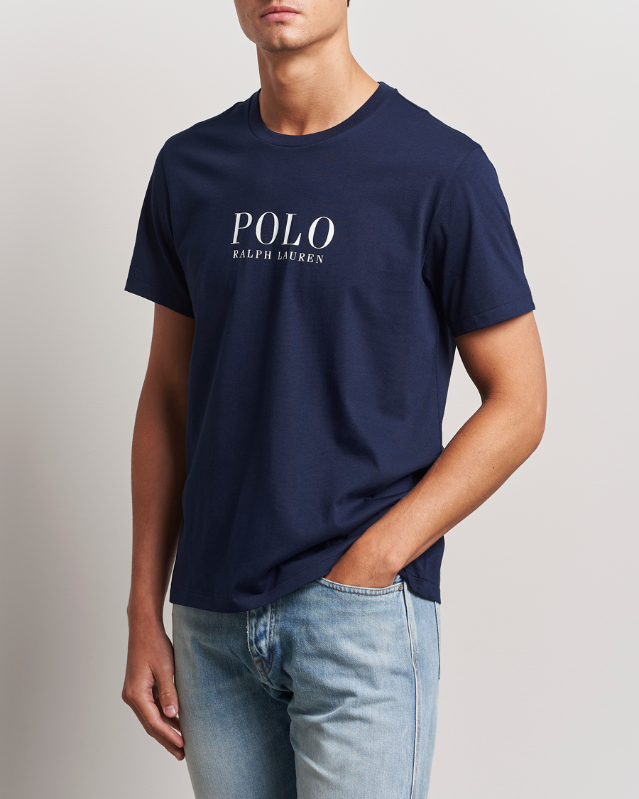 Homme | T-shirts | Polo Ralph Lauren | Logo Cotton Jersey Sleep T-Shirt Cruise Navy