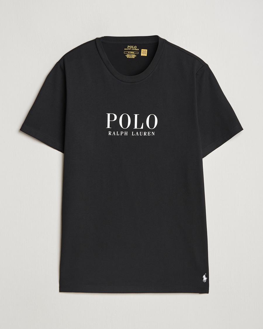Homme | T-shirts | Polo Ralph Lauren | Logo Cotton Jersey Sleep T-Shirt Black