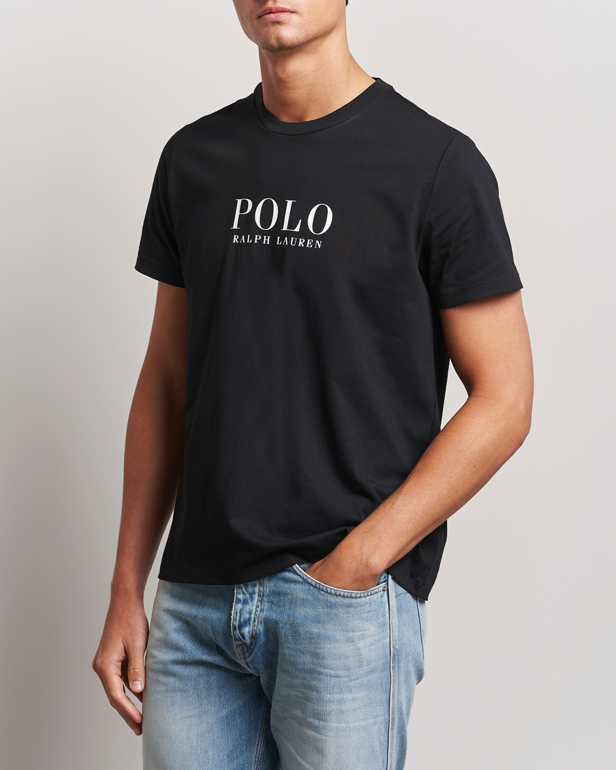 Homme | T-shirts | Polo Ralph Lauren | Logo Cotton Jersey Sleep T-Shirt Black