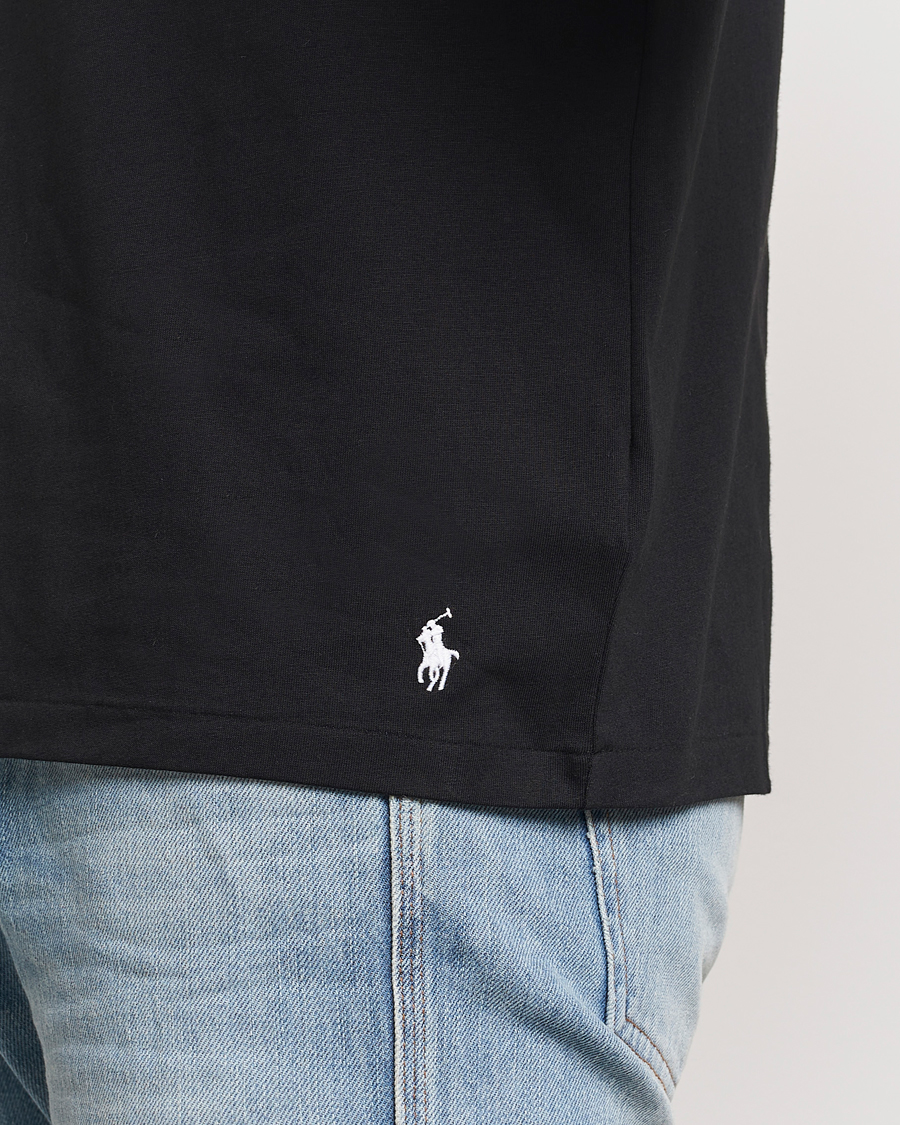 Homme | T-shirts | Polo Ralph Lauren | Logo Cotton Jersey Sleep T-Shirt Black