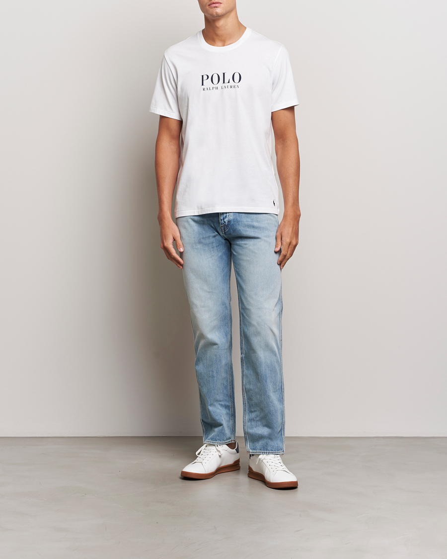 Homme | T-shirts | Polo Ralph Lauren | Logo Cotton Jersey Sleep T-Shirt White