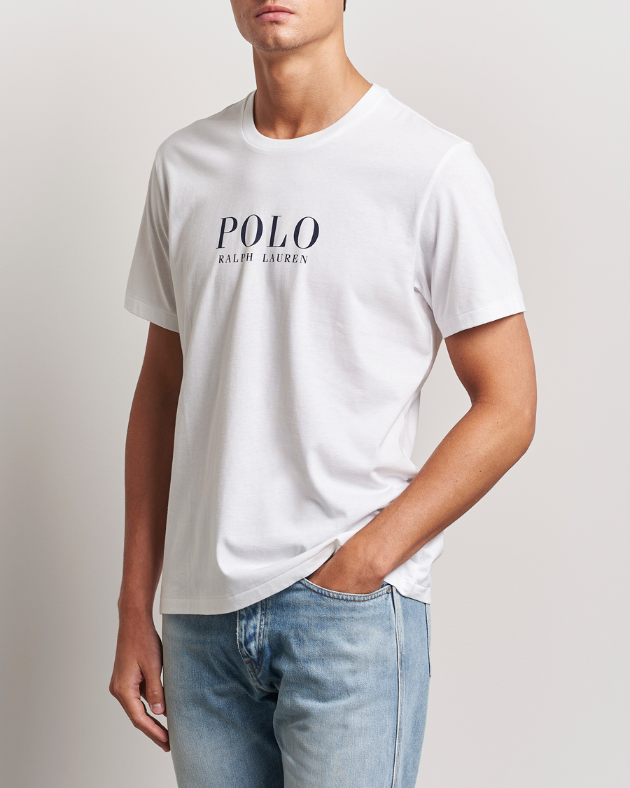 Homme | T-shirts | Polo Ralph Lauren | Logo Cotton Jersey Sleep T-Shirt White
