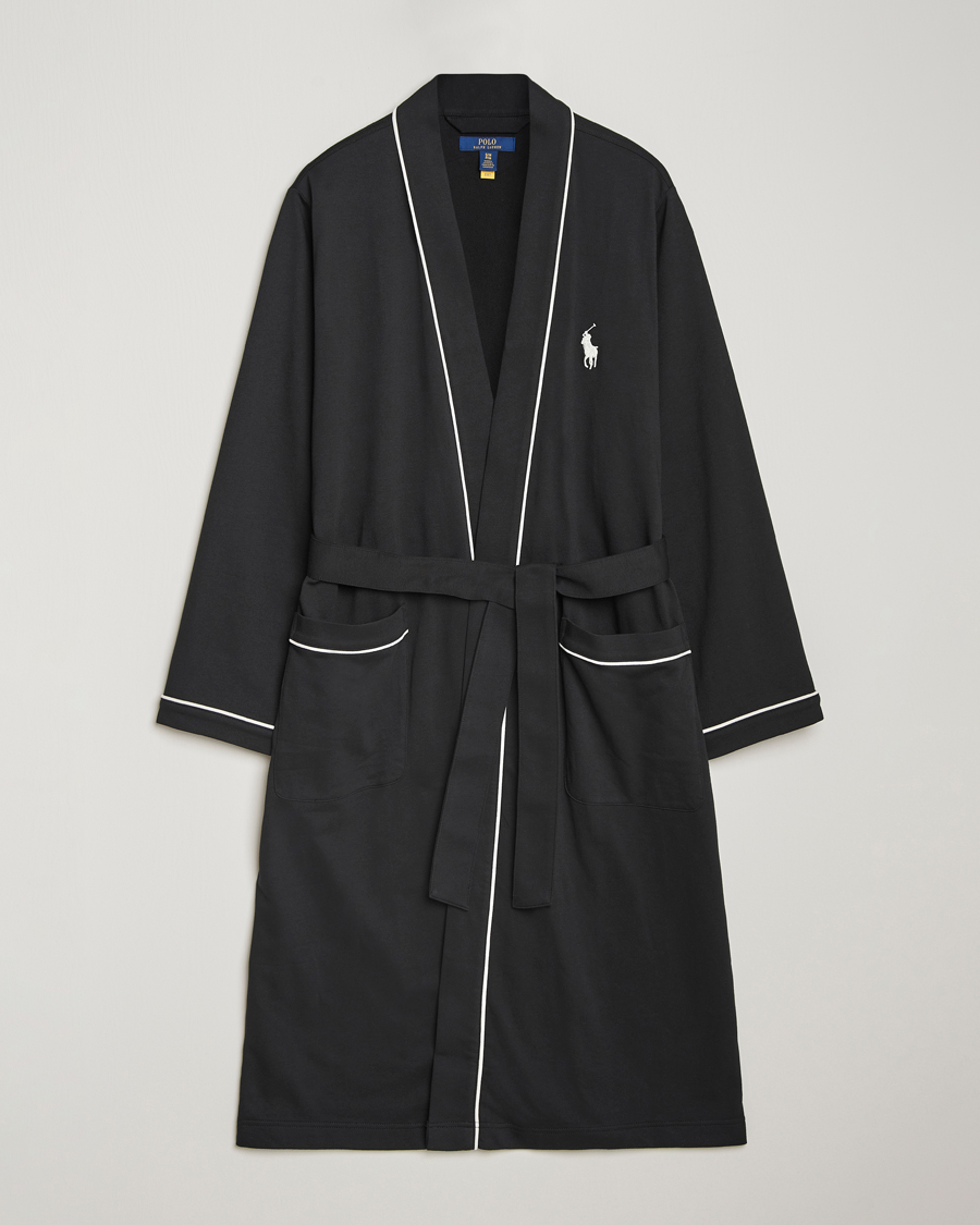 Homme | Peignoirs Et Pyjamas | Polo Ralph Lauren | Cotton Jersey Robe Black