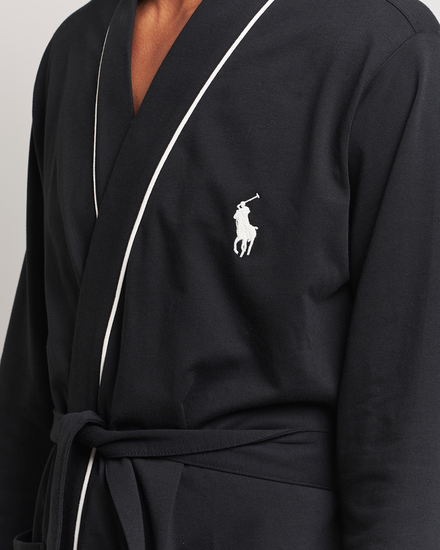 Homme | Peignoirs Et Pyjamas | Polo Ralph Lauren | Cotton Jersey Robe Black