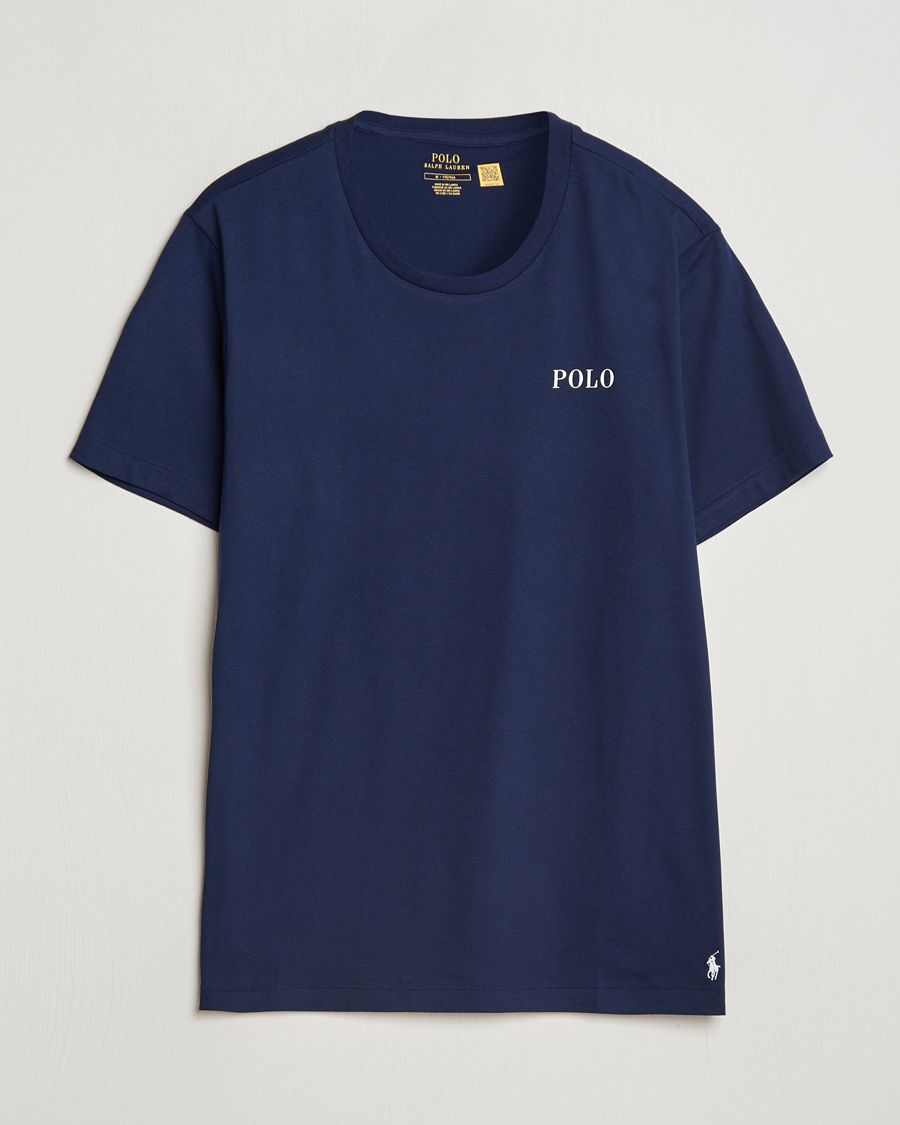Homme | T-shirts | Polo Ralph Lauren | Logo Cotton Jersey Sleep T-Shirt Cruise Navy