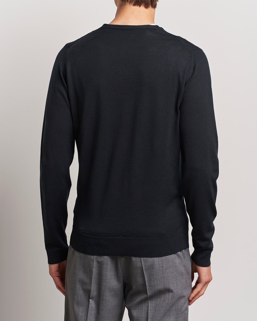Homme | Pulls Et Tricots | John Smedley | Petworth Extra Fine Merino Cardigan Black