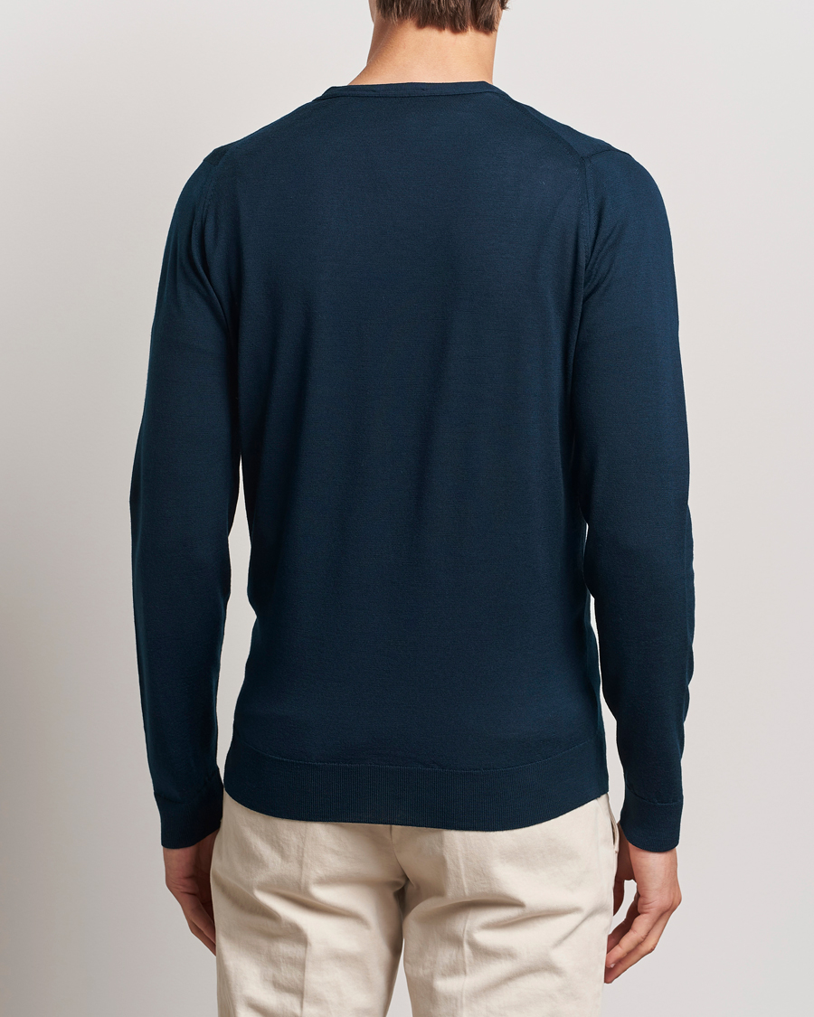 Homme | Pulls Et Tricots | John Smedley | Petworth Extra Fine Merino Cardigan Orion Green