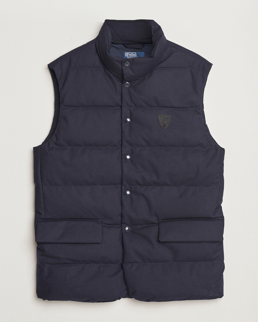 Homme | Manteaux Et Vestes | Polo Ralph Lauren | Dunn Wool Vest Collection Navy