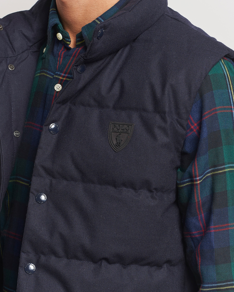 Homme | Manteaux Et Vestes | Polo Ralph Lauren | Dunn Wool Vest Collection Navy