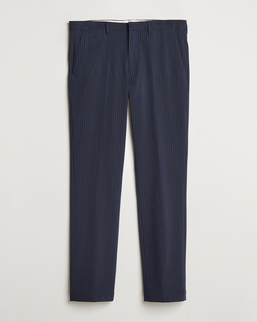 Homme | Pantalons | Polo Ralph Lauren | Straight Fit Hudson Pinstripe Pants Navy