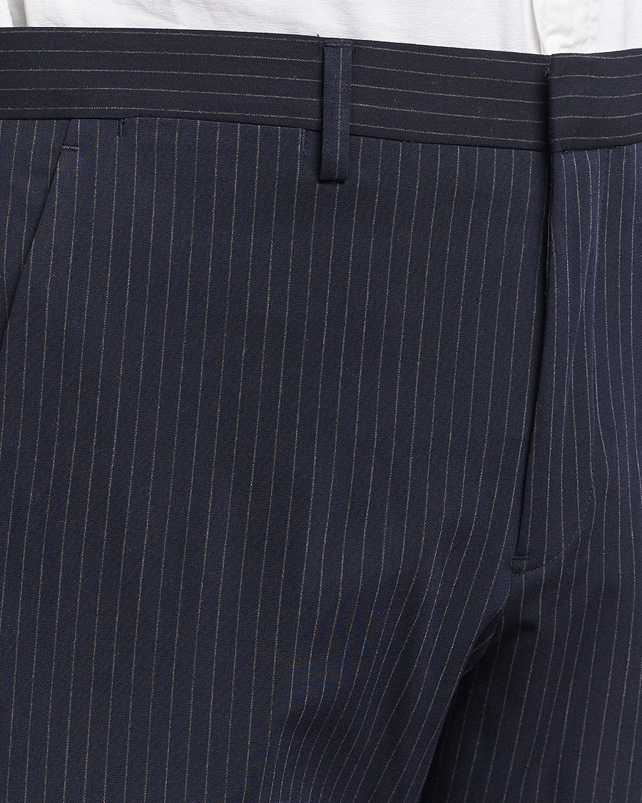 Homme | Pantalons | Polo Ralph Lauren | Straight Fit Hudson Pinstripe Pants Navy