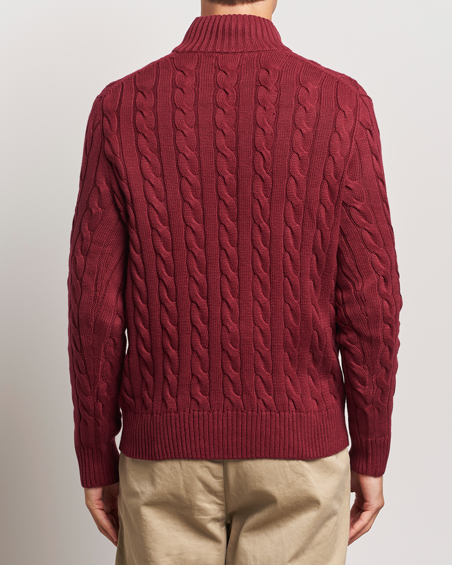 Homme | Pulls Et Tricots | Polo Ralph Lauren | Cotton Cable Half Zip Red Carpet