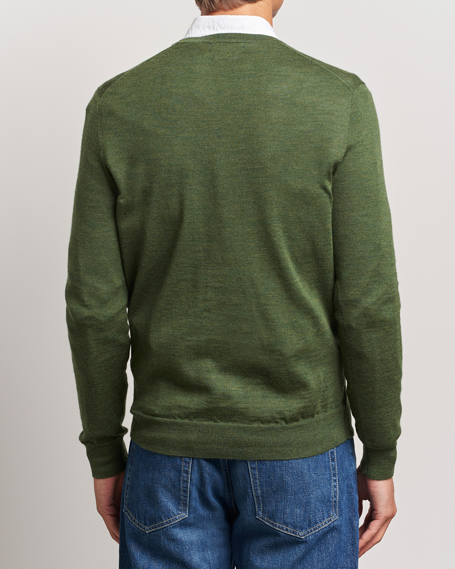 Homme | Pulls Et Tricots | Polo Ralph Lauren | Merino Crew Neck Pullover Classic Olive Heather