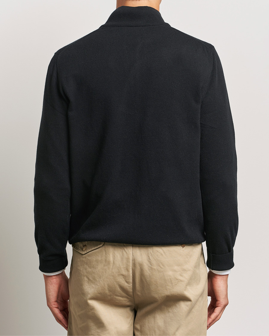 Homme | Pulls Et Tricots | Polo Ralph Lauren | Merino Half-Zip Sweater Polo Black
