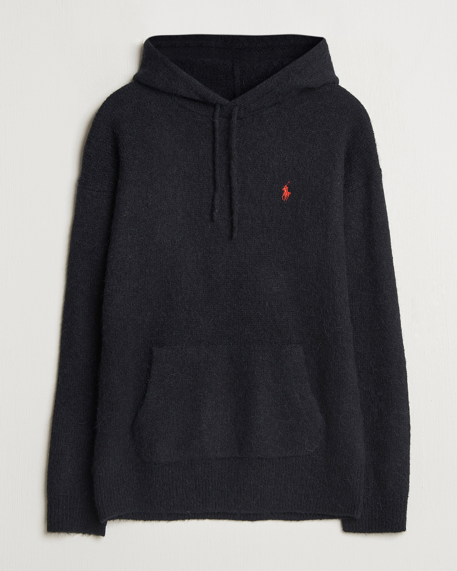 Homme | Pulls Et Tricots | Polo Ralph Lauren | Alpaca Hoodie Polo Black