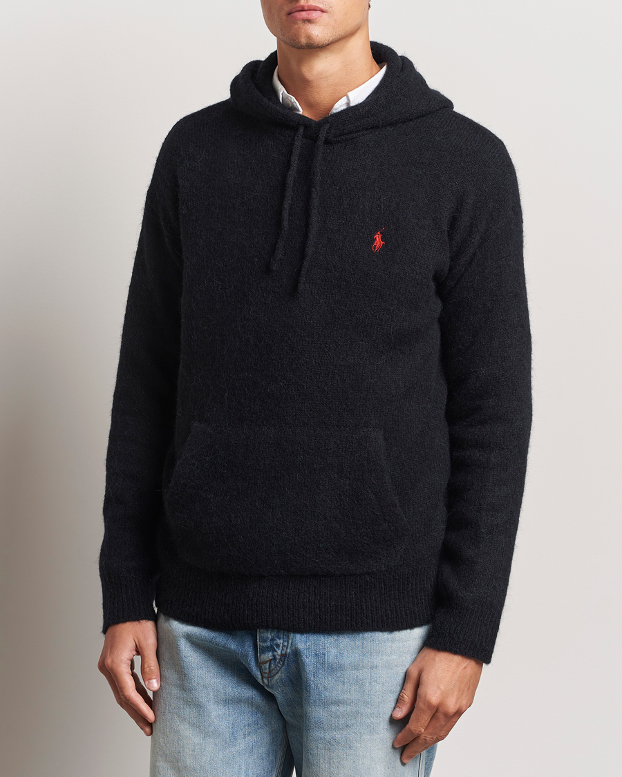 Homme | Pulls Et Tricots | Polo Ralph Lauren | Alpaca Hoodie Polo Black