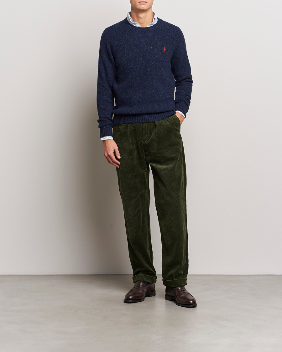 Homme | Pulls Et Tricots | Polo Ralph Lauren | Donegal Sweater Ancient Navy