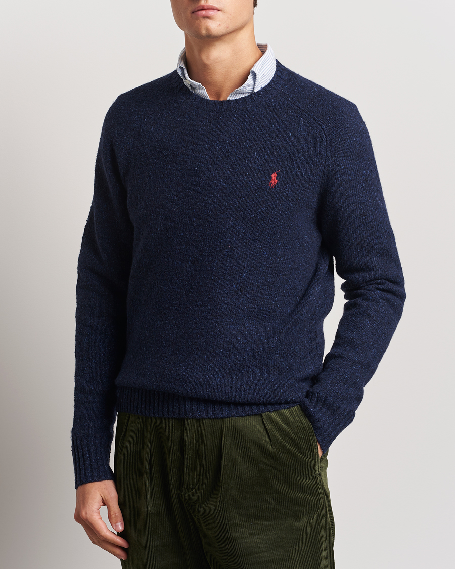 Homme | Pulls Et Tricots | Polo Ralph Lauren | Donegal Sweater Ancient Navy