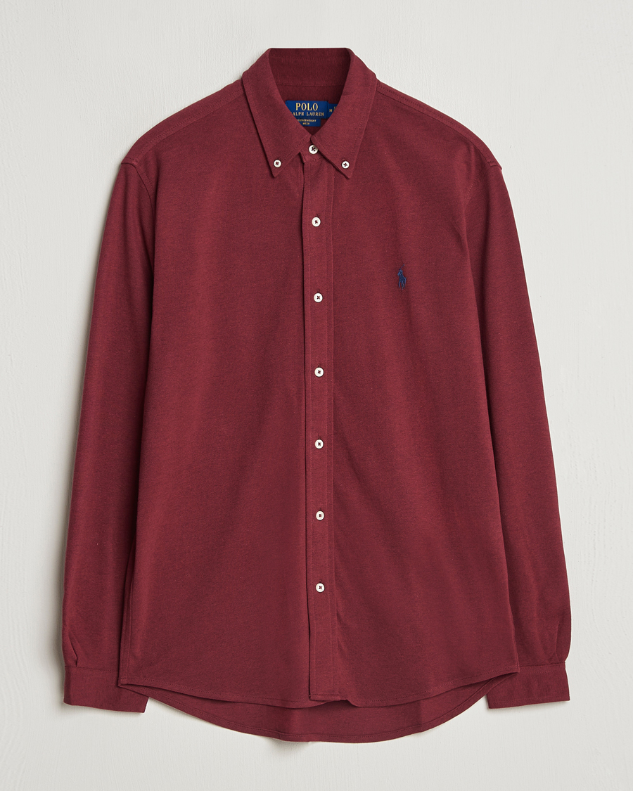 Homme | Chemises | Polo Ralph Lauren | Featherweight Mesh Shirt Vintage Port Heather