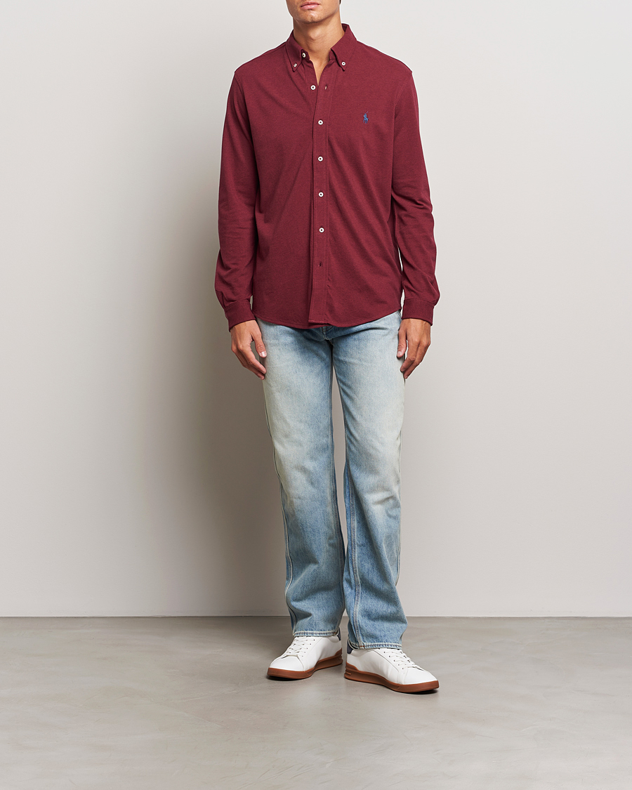 Homme | Chemises | Polo Ralph Lauren | Featherweight Mesh Shirt Vintage Port Heather