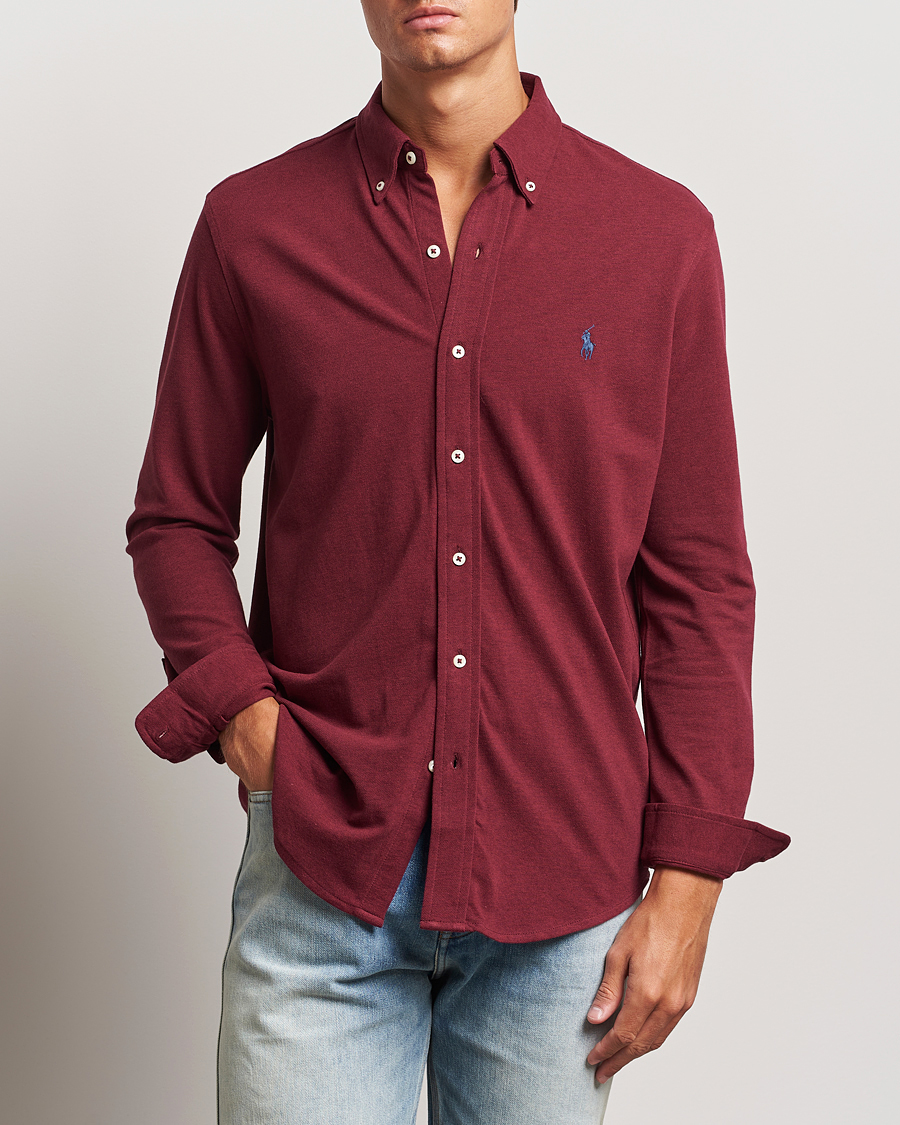 Homme | Chemises | Polo Ralph Lauren | Featherweight Mesh Shirt Vintage Port Heather