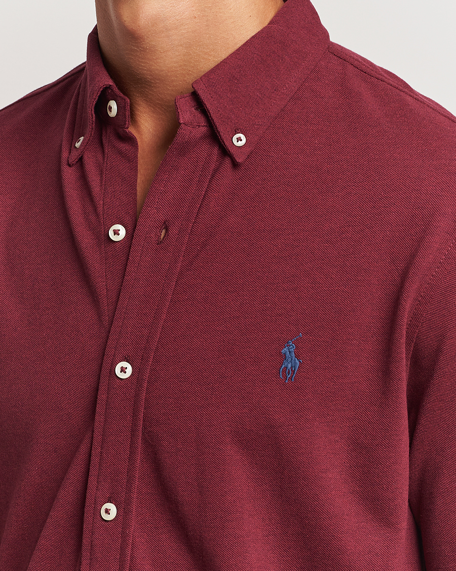 Homme | Chemises | Polo Ralph Lauren | Featherweight Mesh Shirt Vintage Port Heather