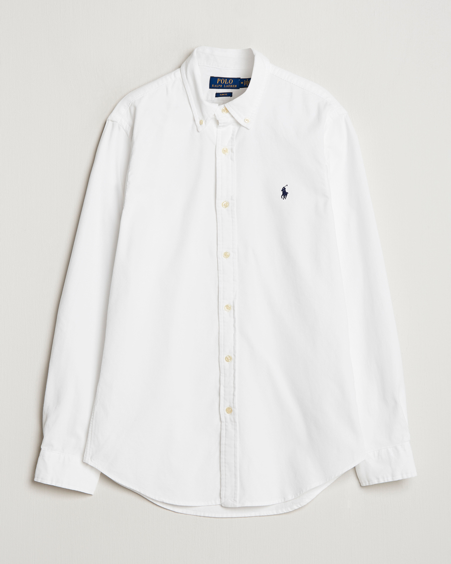 Homme | Chemises | Polo Ralph Lauren | Slim Fit Corduroy Shirt White