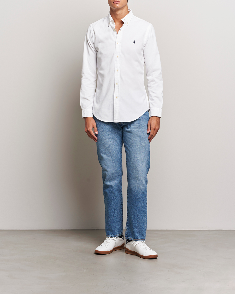Homme | Chemises | Polo Ralph Lauren | Slim Fit Corduroy Shirt White