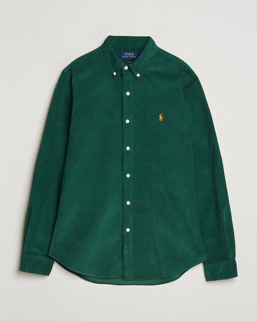 Homme | Chemises | Polo Ralph Lauren | Slim Fit Corduroy Shirt Vintage Pine